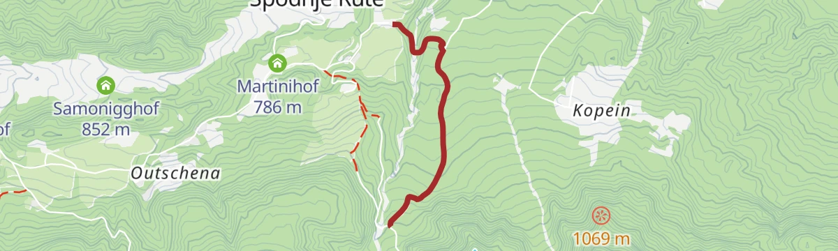 Route map: Transfer Ischnig Trail - T21